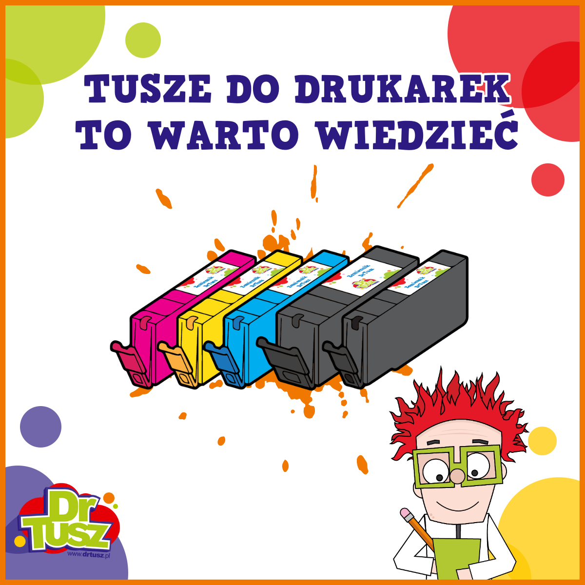 Tusze do drukarek – co warto o nich wiedzieć