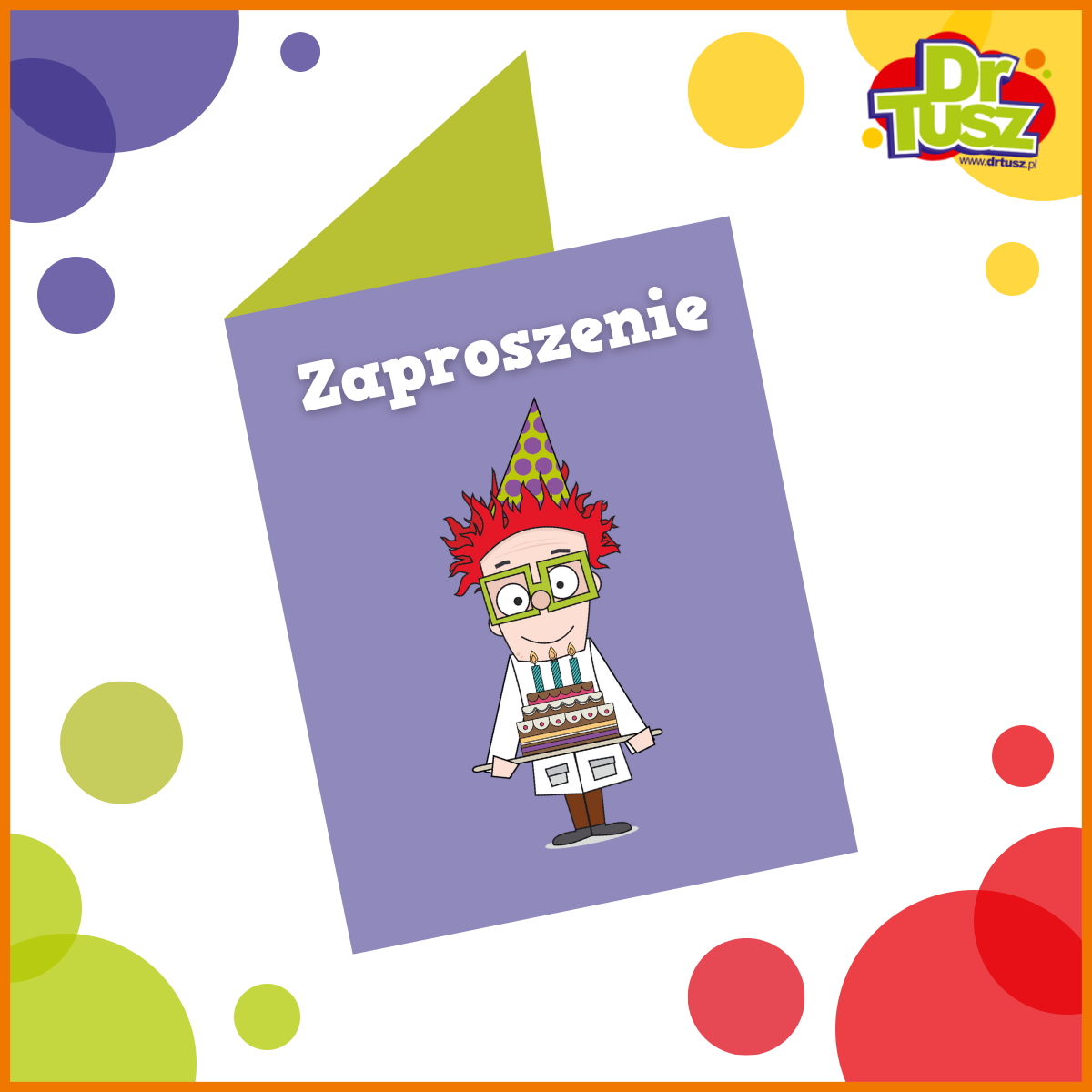 Zaproszenie na urodziny – wydrukuj w domu
