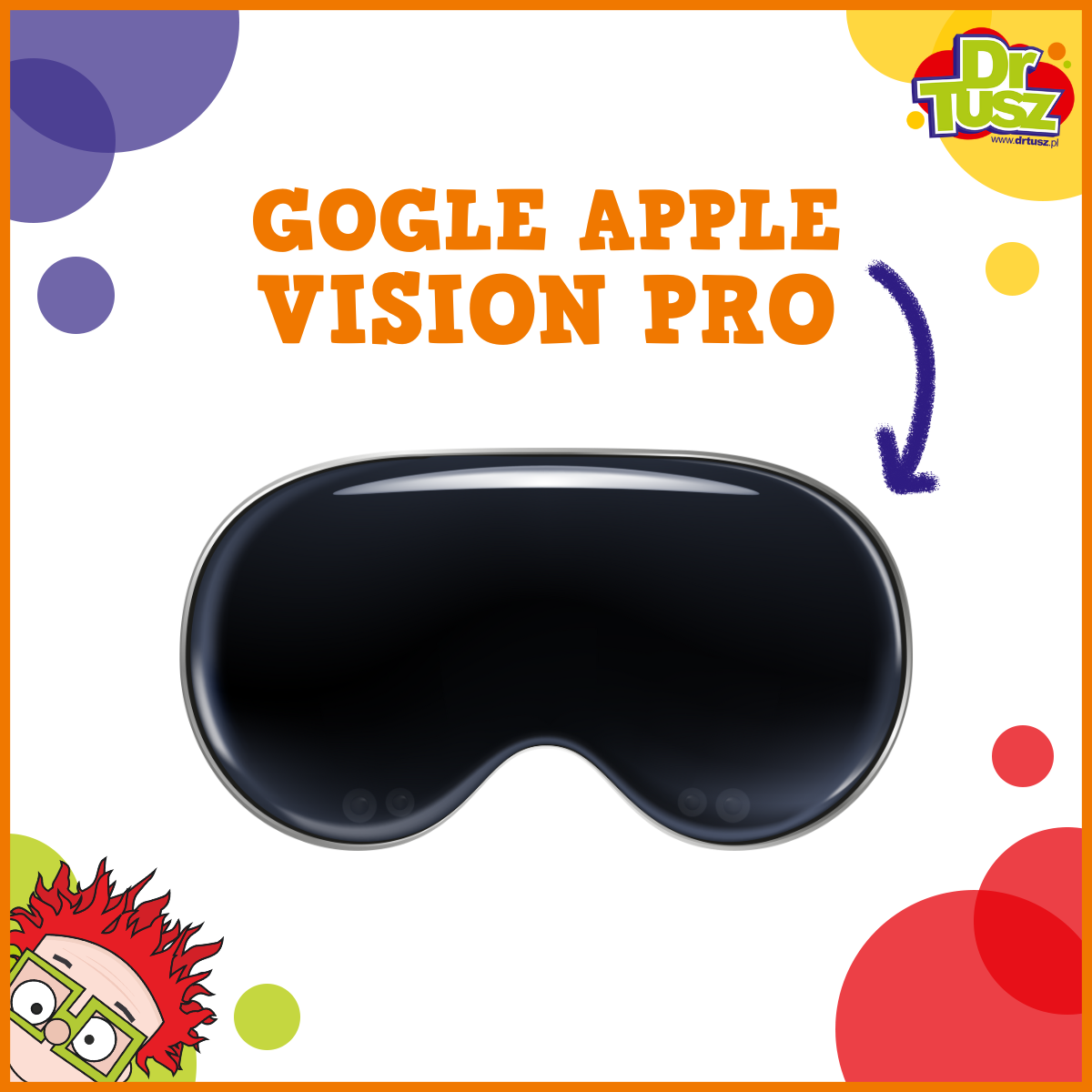 Futurystyczne gogle – Apple Vision Pro