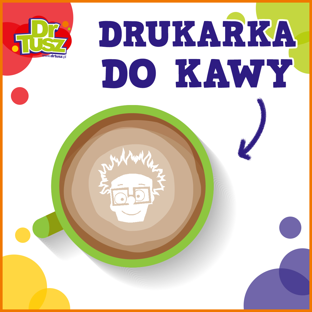 Wydrukuj swoje zdjęcie na kawie