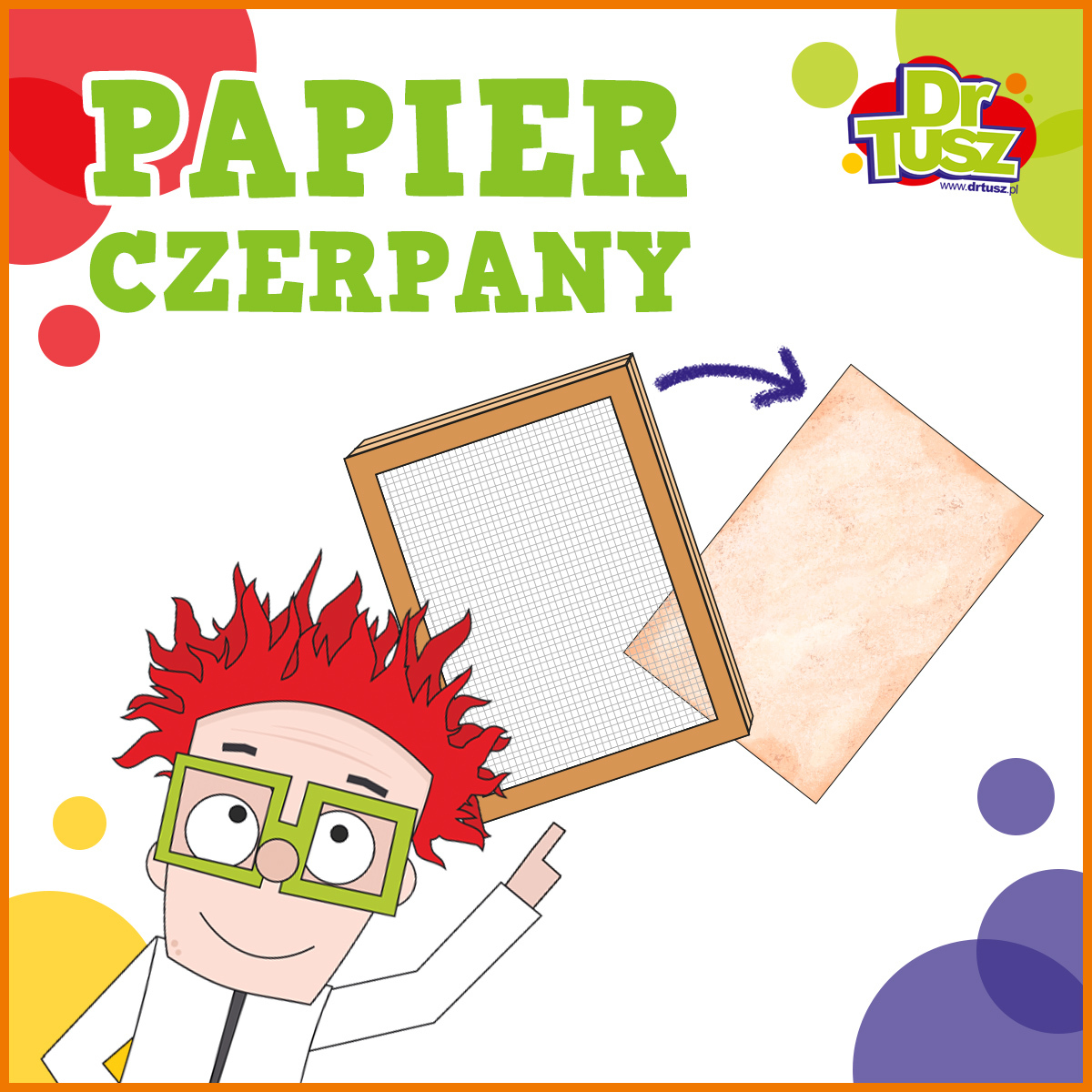 Papier czerpany- Krok po kroku
