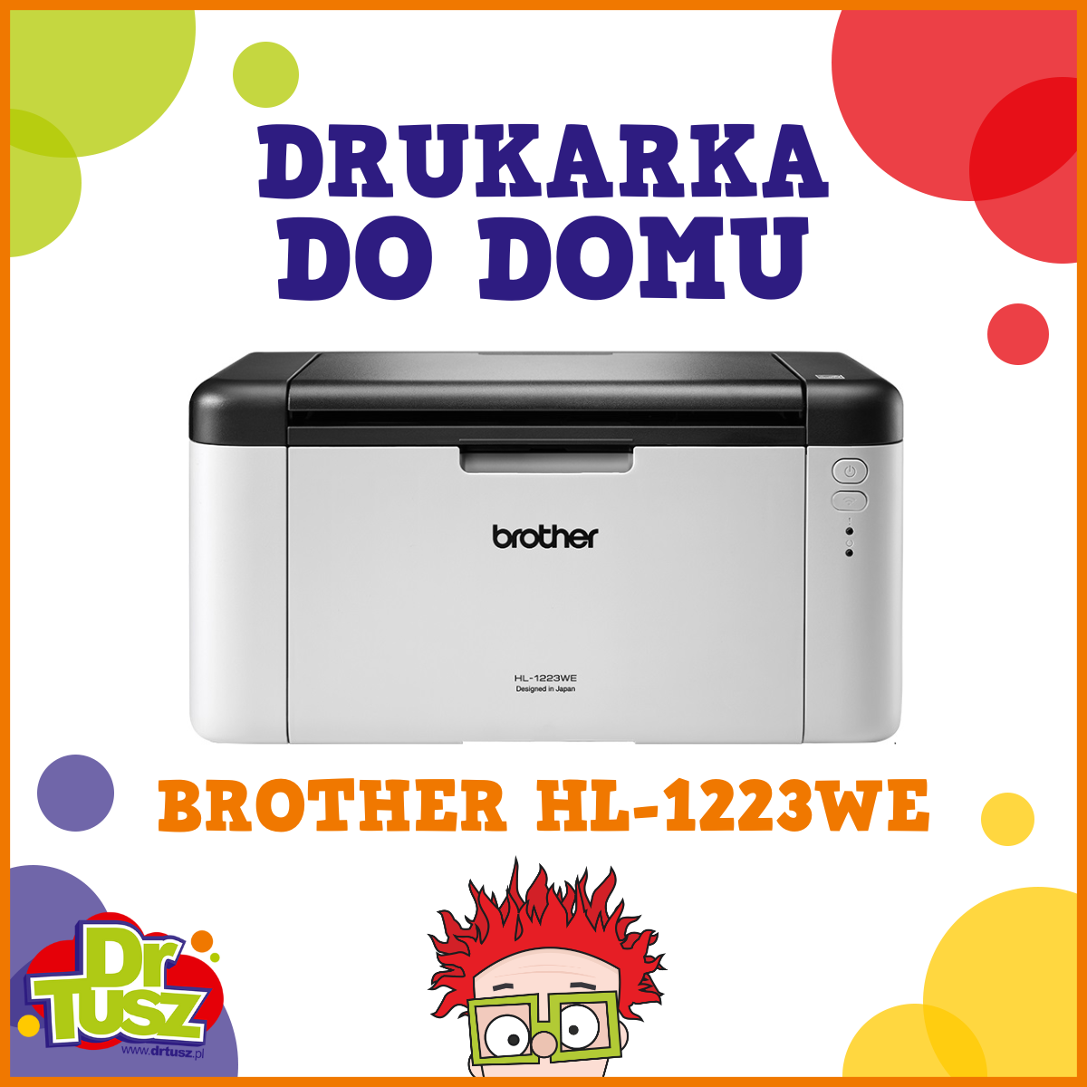 Brother HL-1223we – prosta drukarka do domu