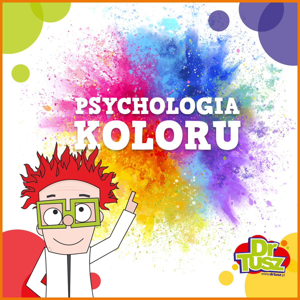 Psychologia koloru w marketingu, na przykładzie DrTusz