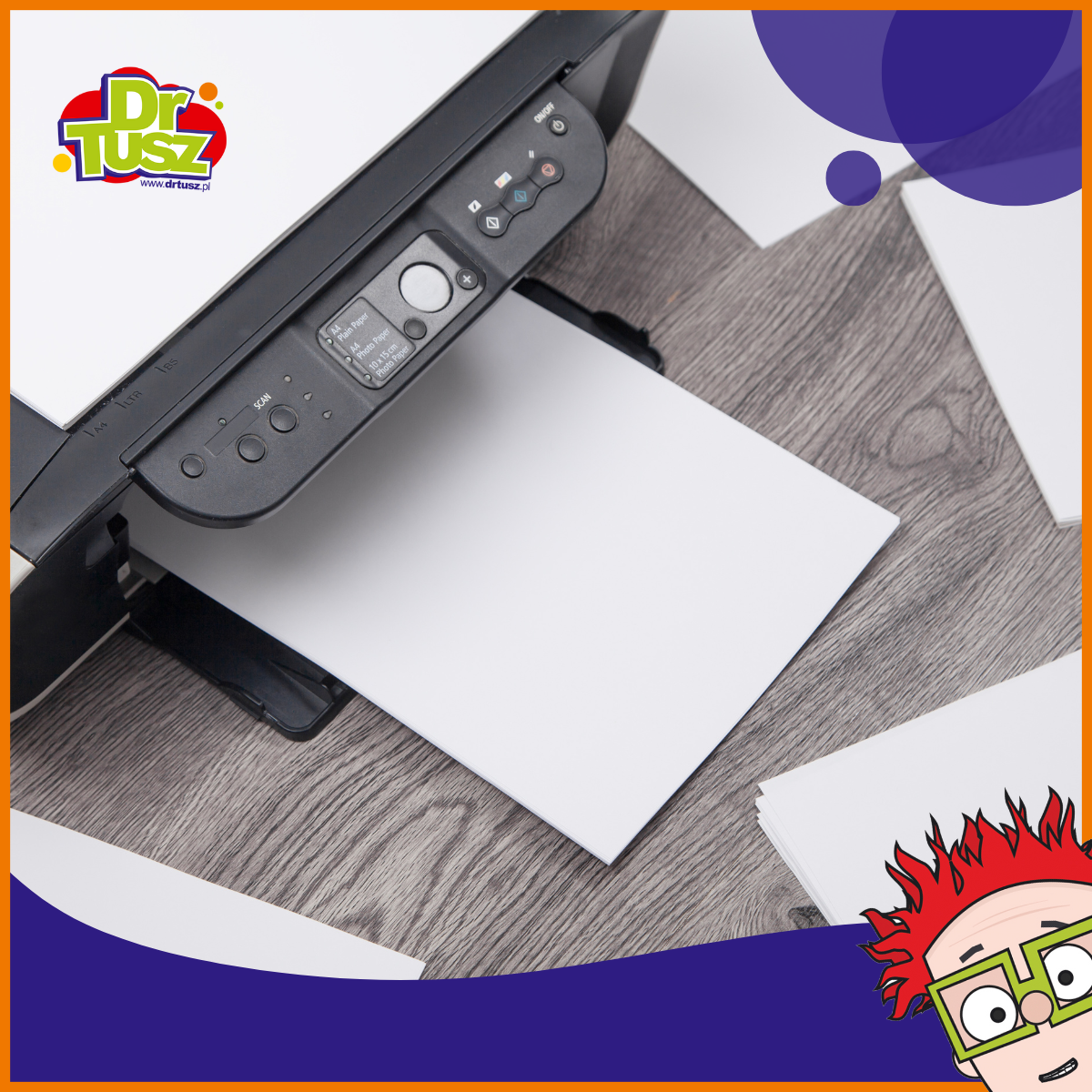 Dlaczego drukarka nie pobiera papieru?