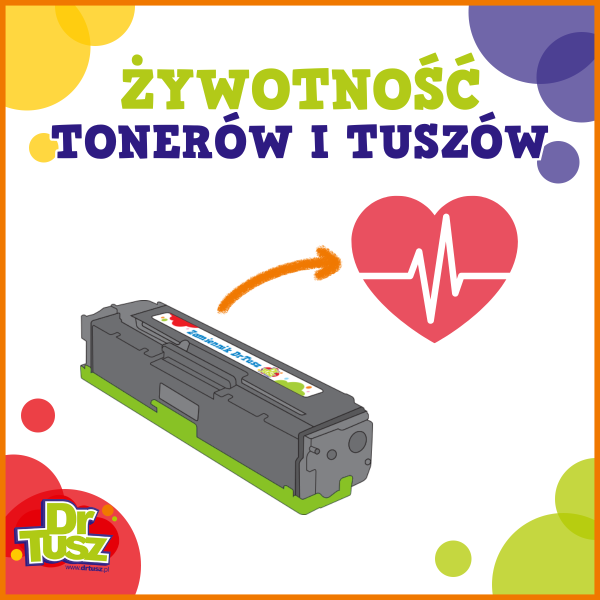 Żywotność tonera i tuszu do drukarki