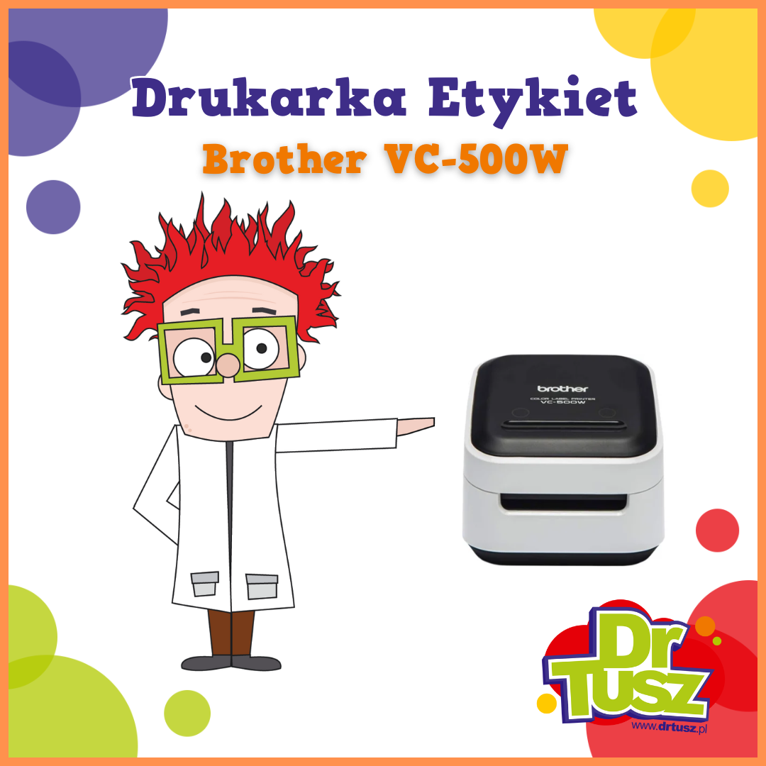 Brother VC-500W- drukarka do kolorowych naklejek