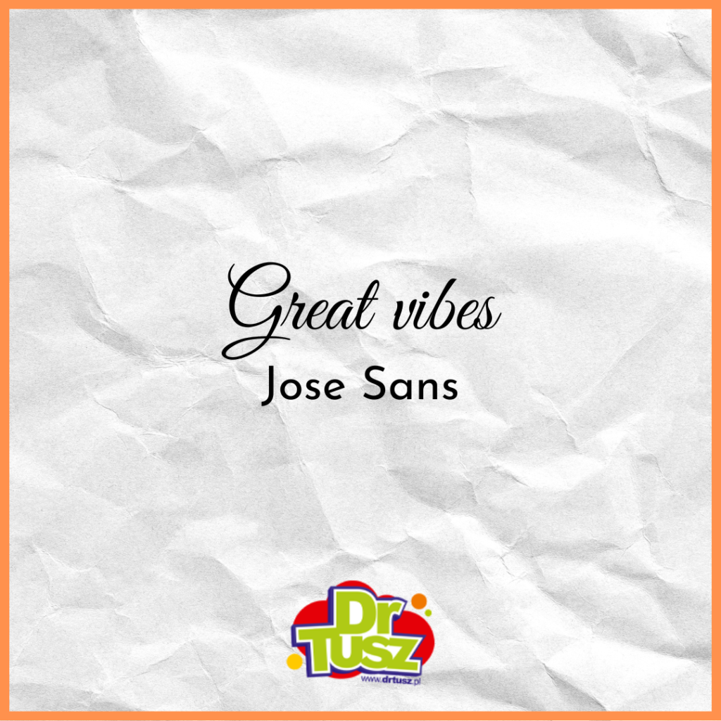 Font GREAT VIBES+ JOSE SANS