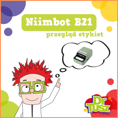 Drukarka Niimbot B21 – przegląd etykiet