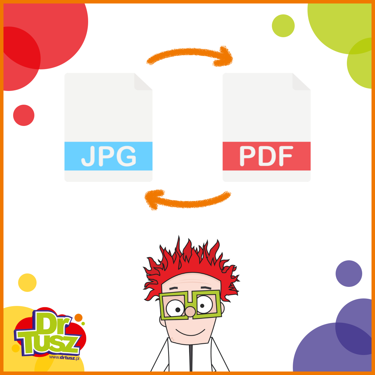Jak skonwertować plik PDF na JPG i odwrotnie?