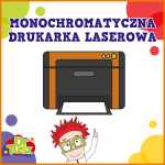 Rudy i monochromatyczna drukarka laserowa