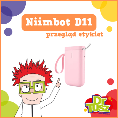 Drukarka termiczna Niimbot D11- etykiety