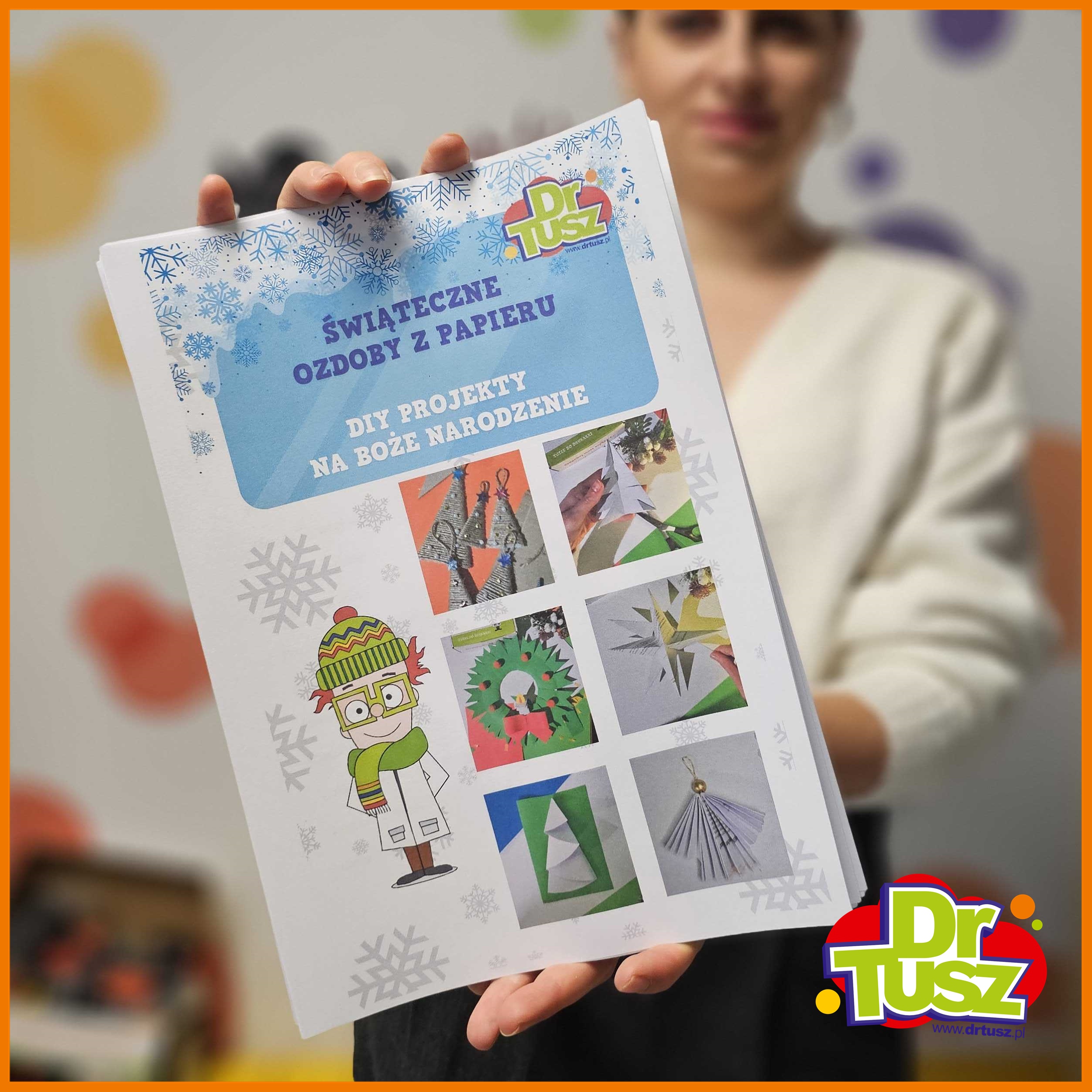 Ozdoby świąteczne z papieru – e-book do pobrania