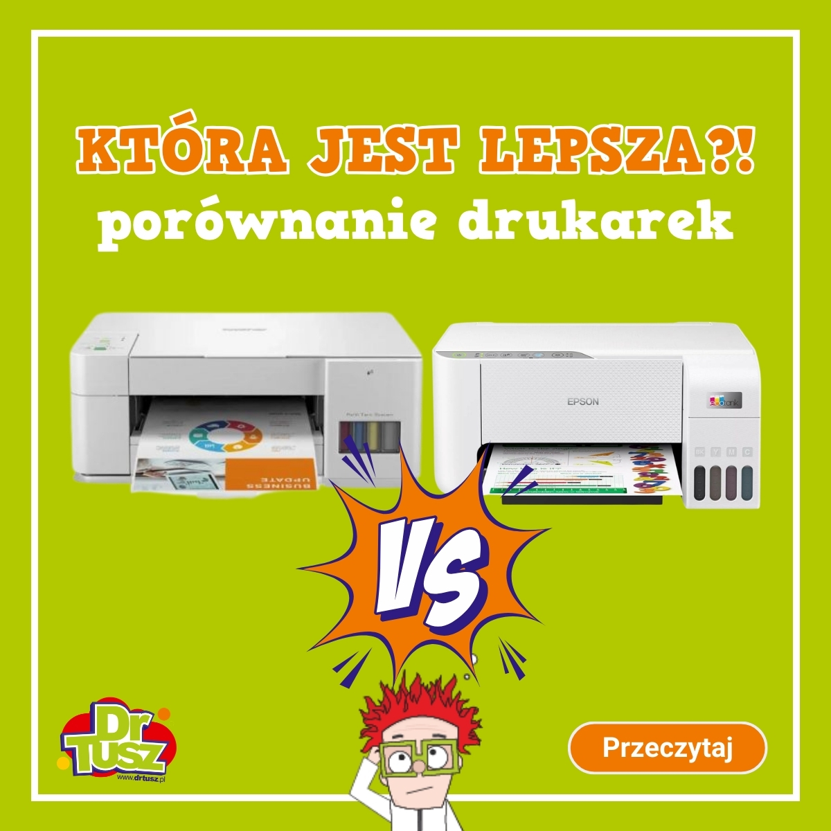 Brother DCP-T426W vs Epson EcoTank L3276 – która drukarka jest lepsza?