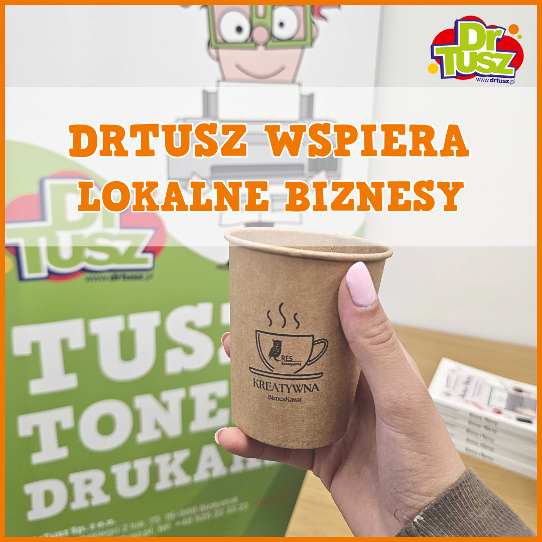 DrTusz wspiera wydarzenie ,,Kreatywna BiznesKawa”
