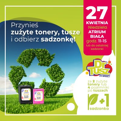 DrTusz partnerem akcji „Drzewko za surowce wtórne” w Atrium Biała