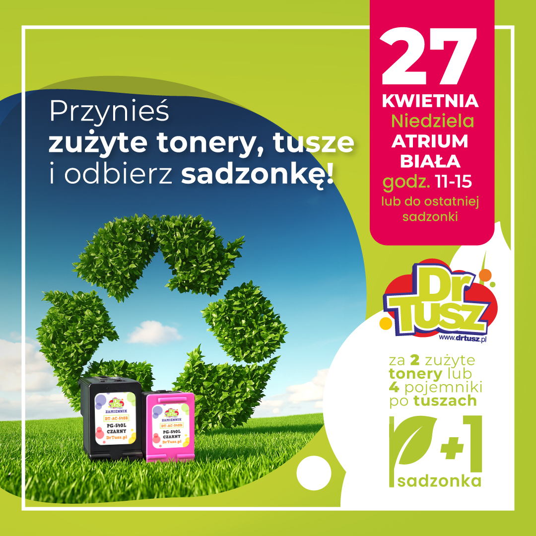 DrTusz partnerem akcji „Drzewko za surowce wtórne” w Atrium Biała