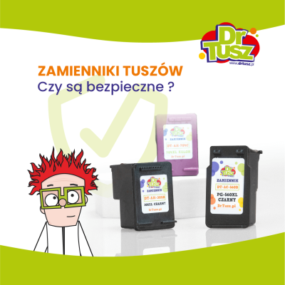 Drtusz i napis: czy zamienniki są bezpieczne dla drukarki