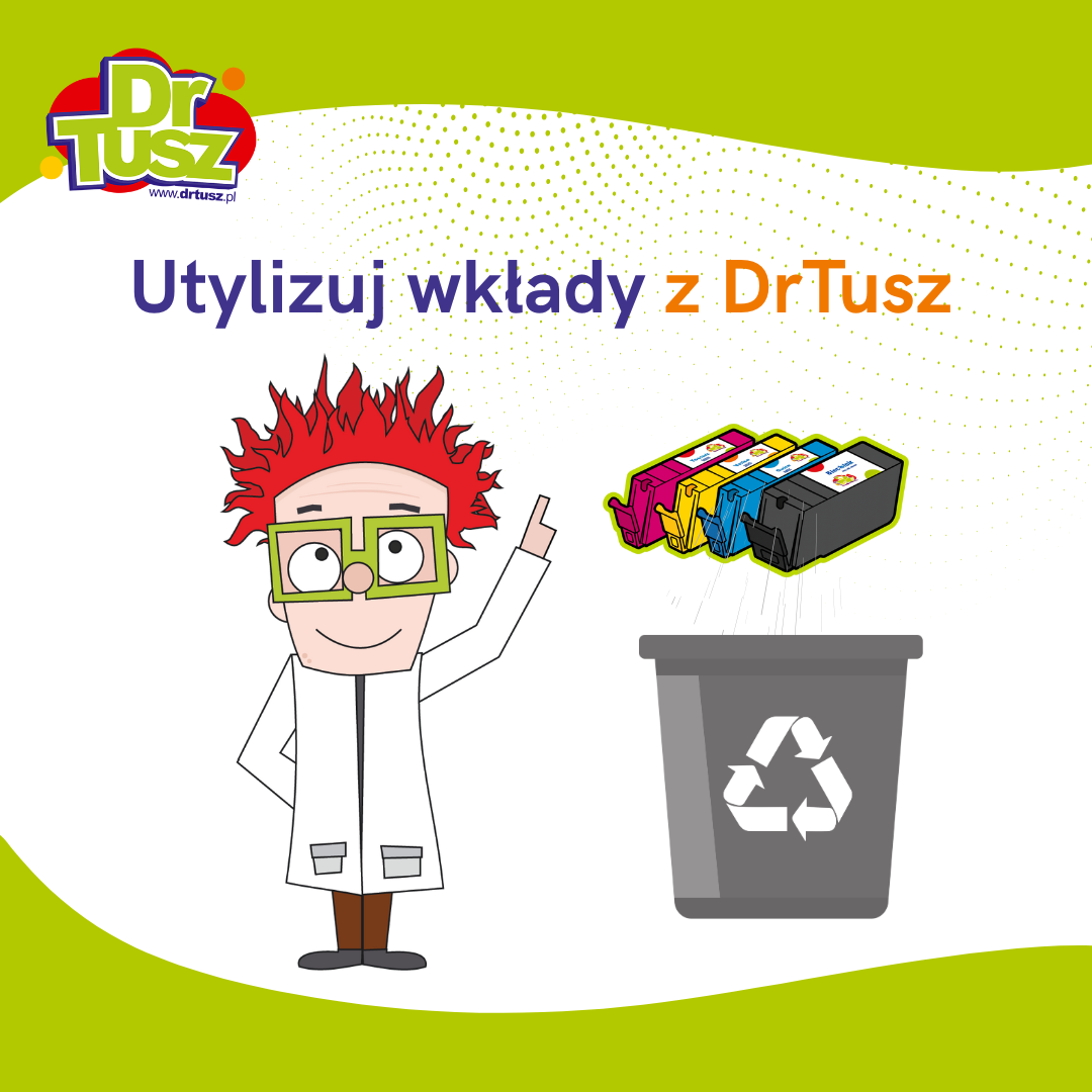 Utylizacja tuszów i tonerów z DrTusz