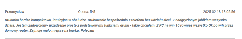 opinia o drukarce Xerox Phaser 3020