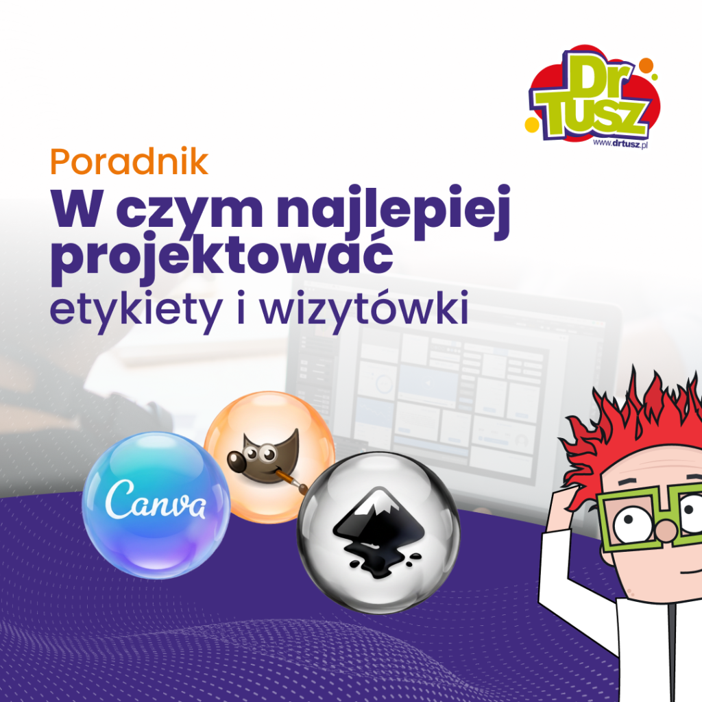 projektowanie etykiet i wizytówek