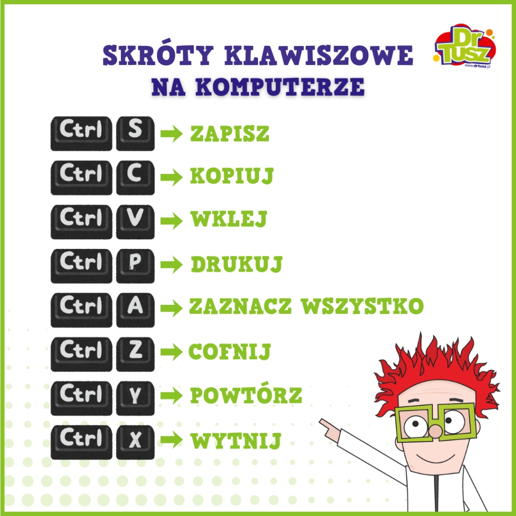 skróty klawiszowe na komputerze