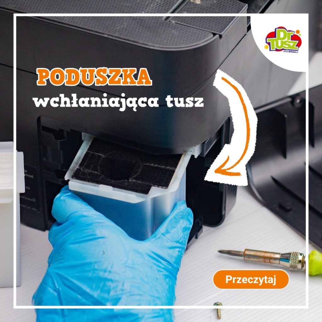 poduszka wchłaniająca tusz