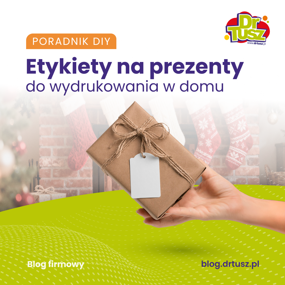 Etykiety na prezenty do wydrukowania w domu. Prosty poradnik DIY