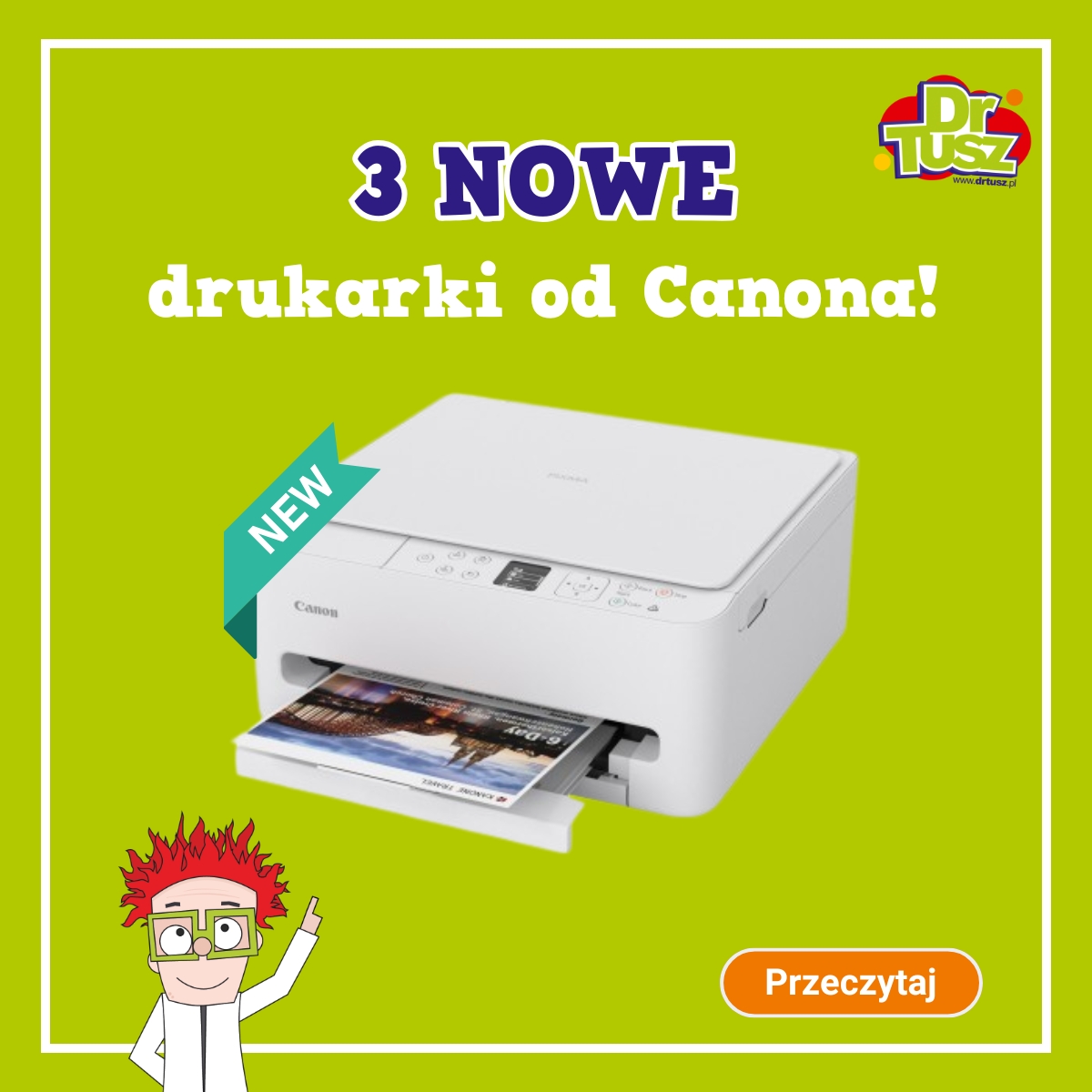 Trzy nowe, kompaktowe i ekonomiczne drukarki Canon