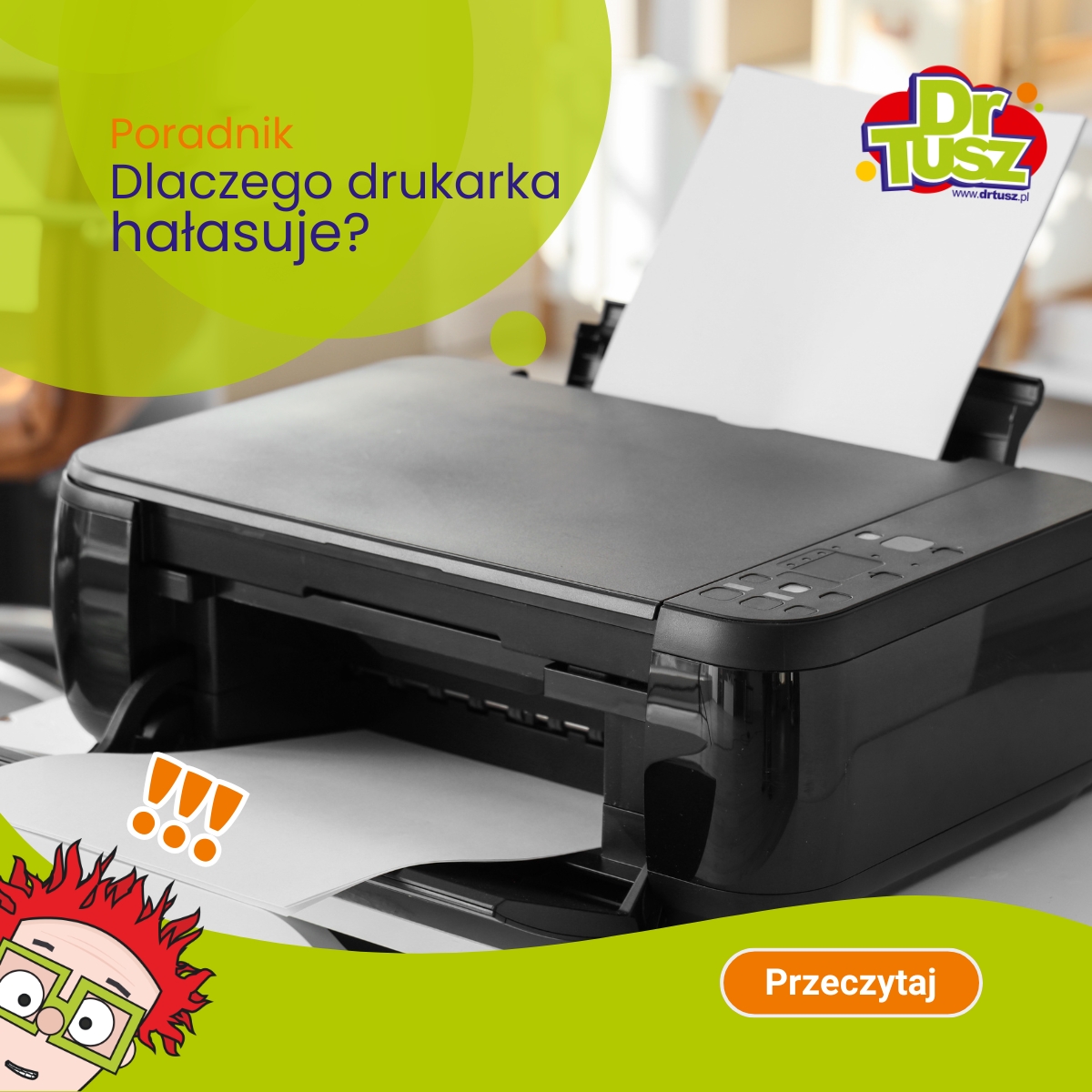 Dlaczego drukarka hałasuje? Sprawdź popularne przyczyny