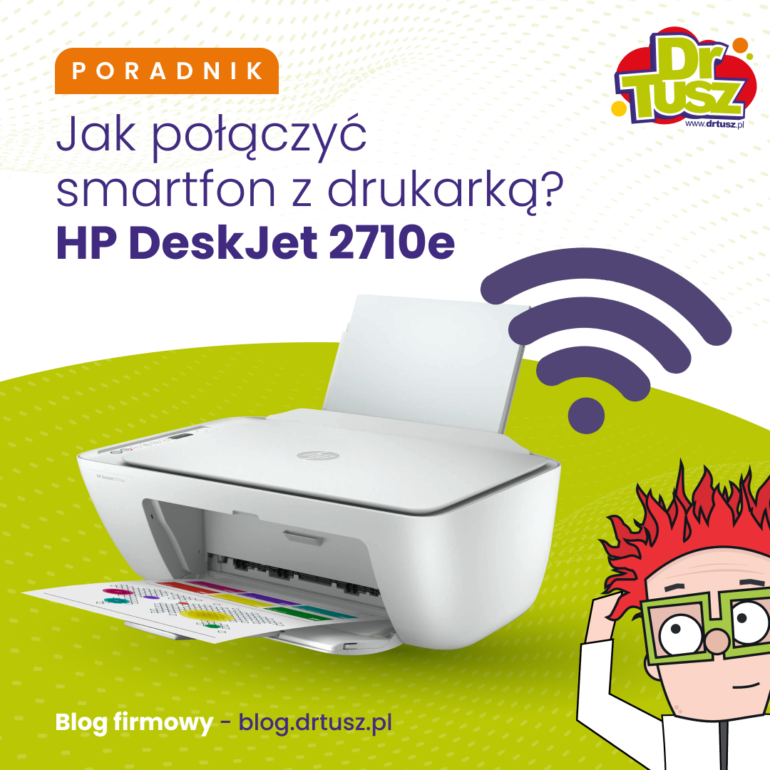 Jak połączyć smartfon z drukarką HP DeskJet 2710e – szybki i prosty sposób
