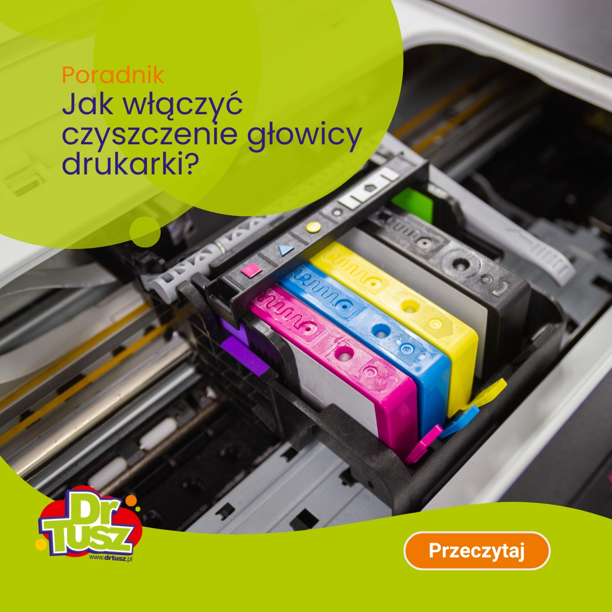 Jak włączyć czyszczenie głowicy drukarki?