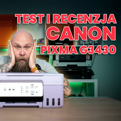 Canon PIXMA G3430 – test i recenzja drukarki z systemem stałego zasilania atramentem.