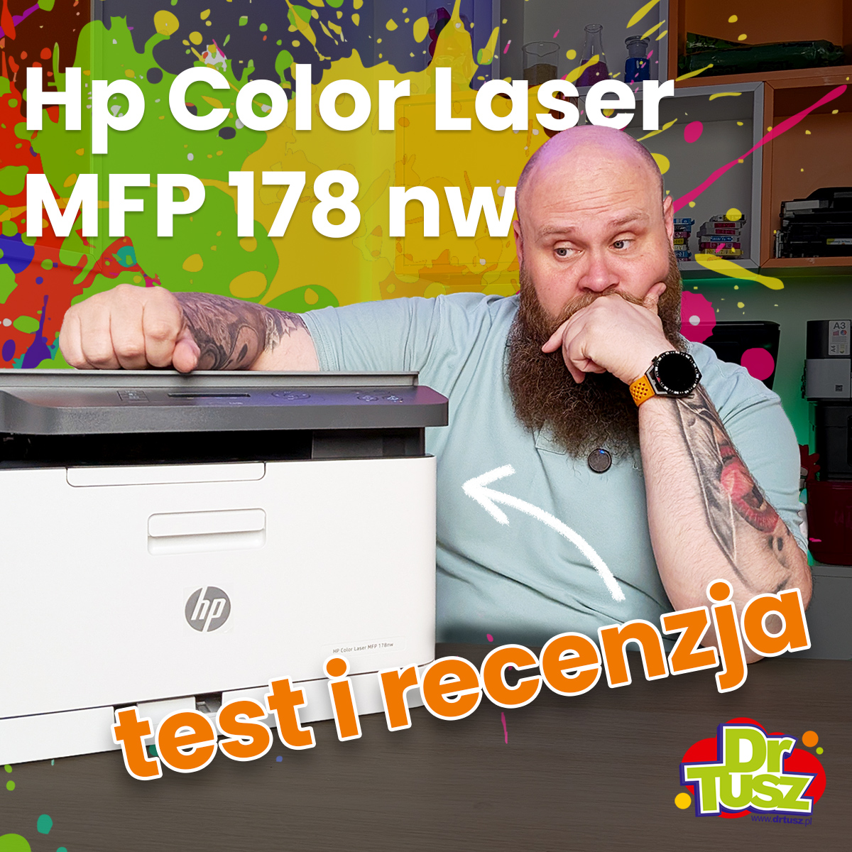 HP Color Laser MFP 178nw – test i recenzja kolorowej drukarki laserowej.