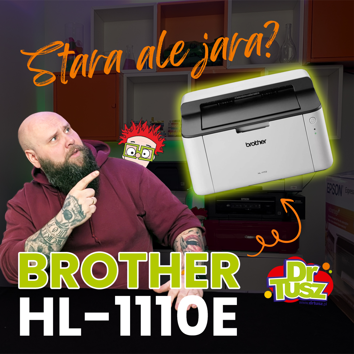 Brother HL-1110E – recenzja drukarki, która po latach nadal ma sens!