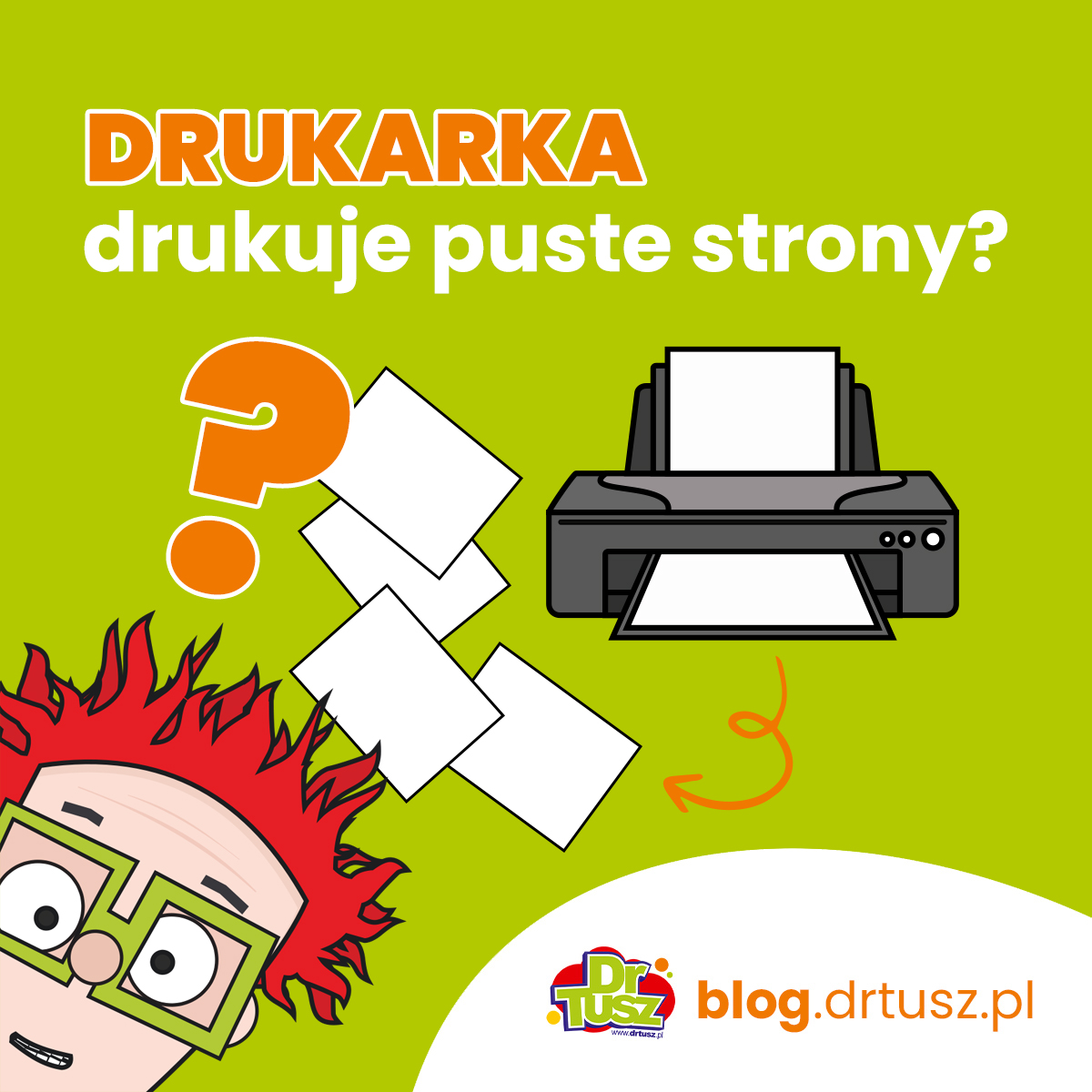 Dlaczego drukarka drukuje puste kartki? Najczęstsze przyczyny i rozwiązania.