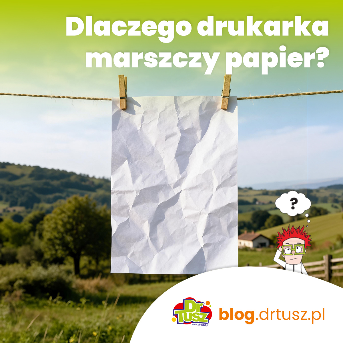 Dlaczego drukarka marszczy papier?