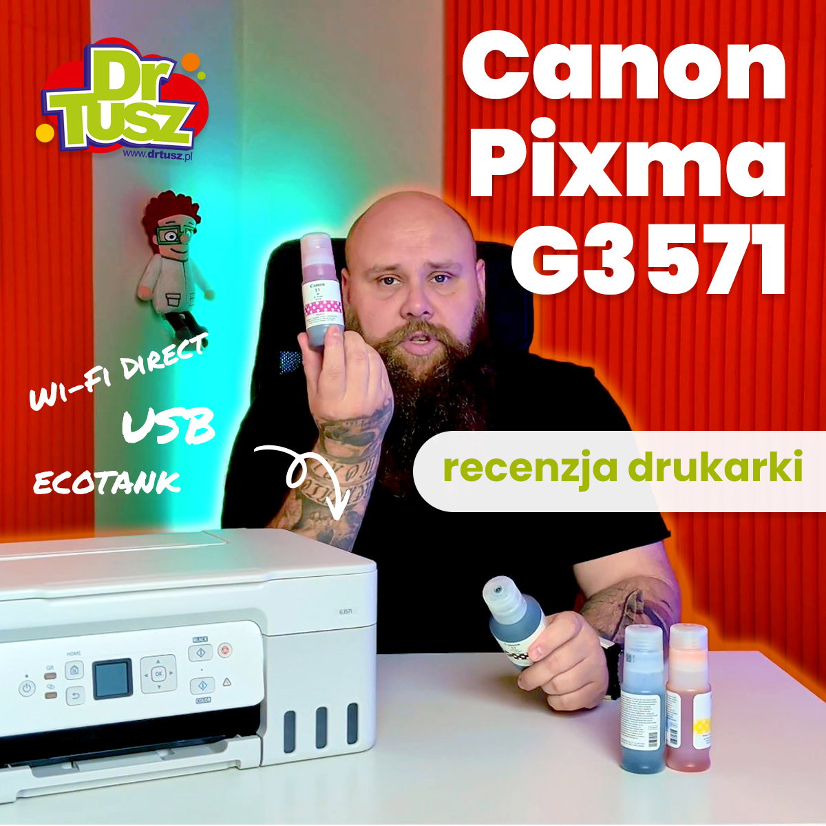 Canon PIXMA G3571 – test i recenzja. Czy warto ją kupić?