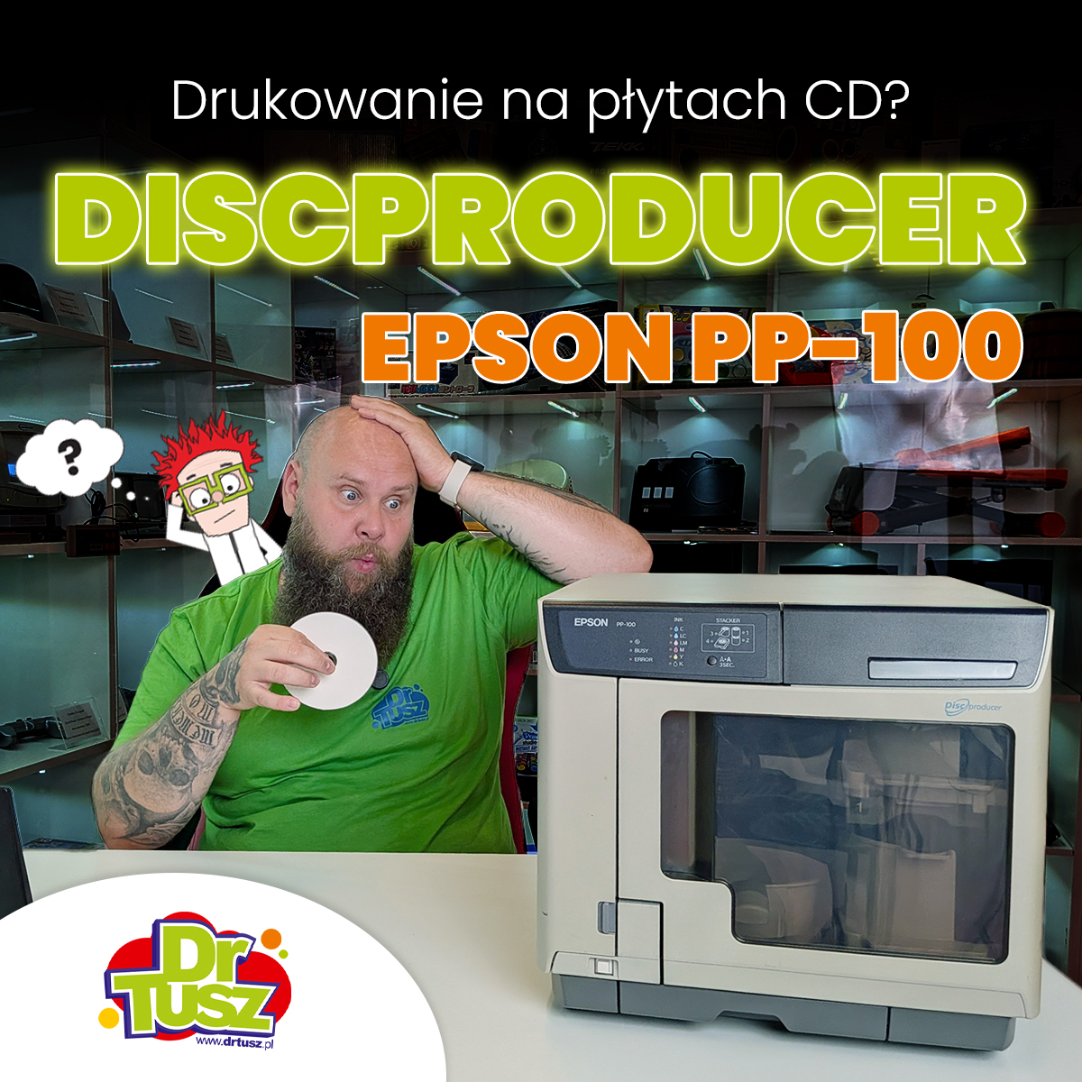 Epson Discproducer PP-100 – drukarka, która sama nagrywa i drukuje płyty?